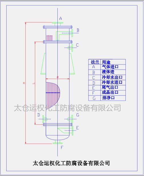 石墨改性聚丙烯列管式降膜式吸收器產(chǎn)品